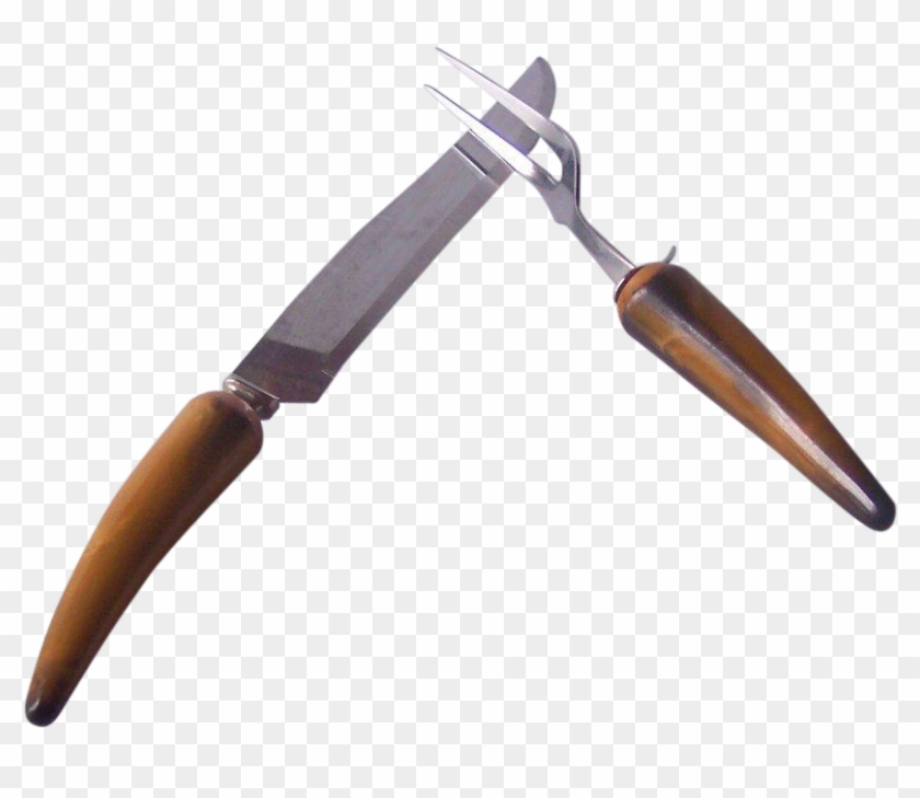 Carving Knife And Fork Png Clipart #867464