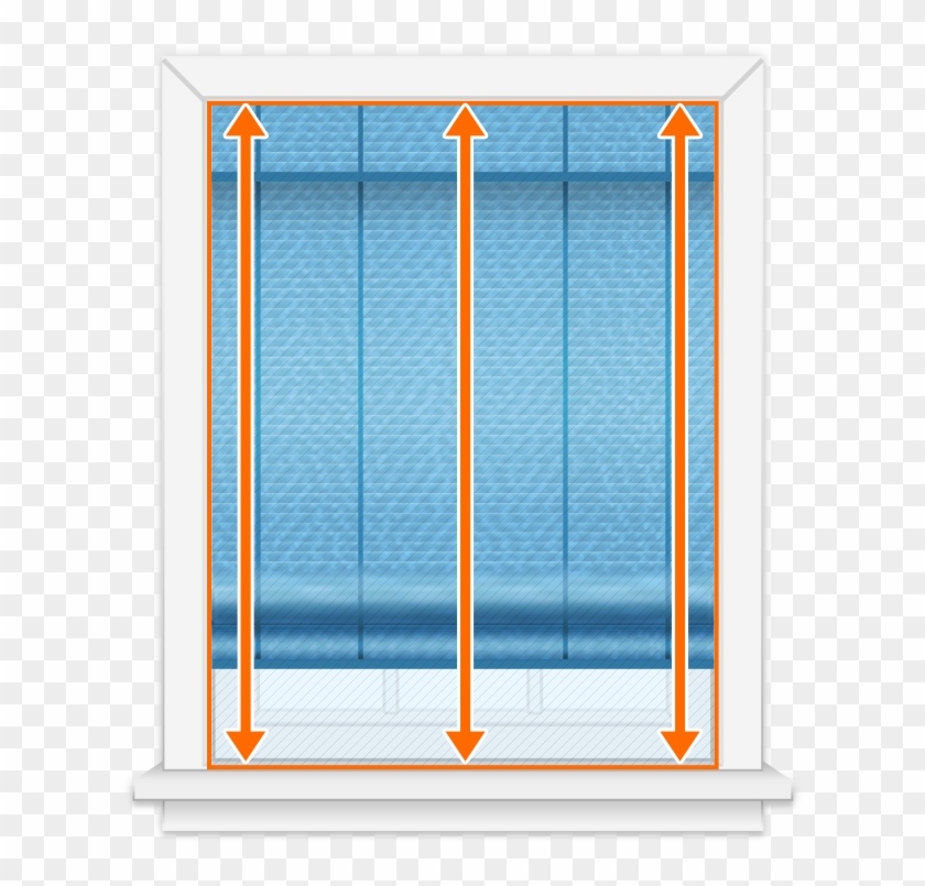 Step 2measure The Interior Height Of The Window And - Architecture Clipart #867489