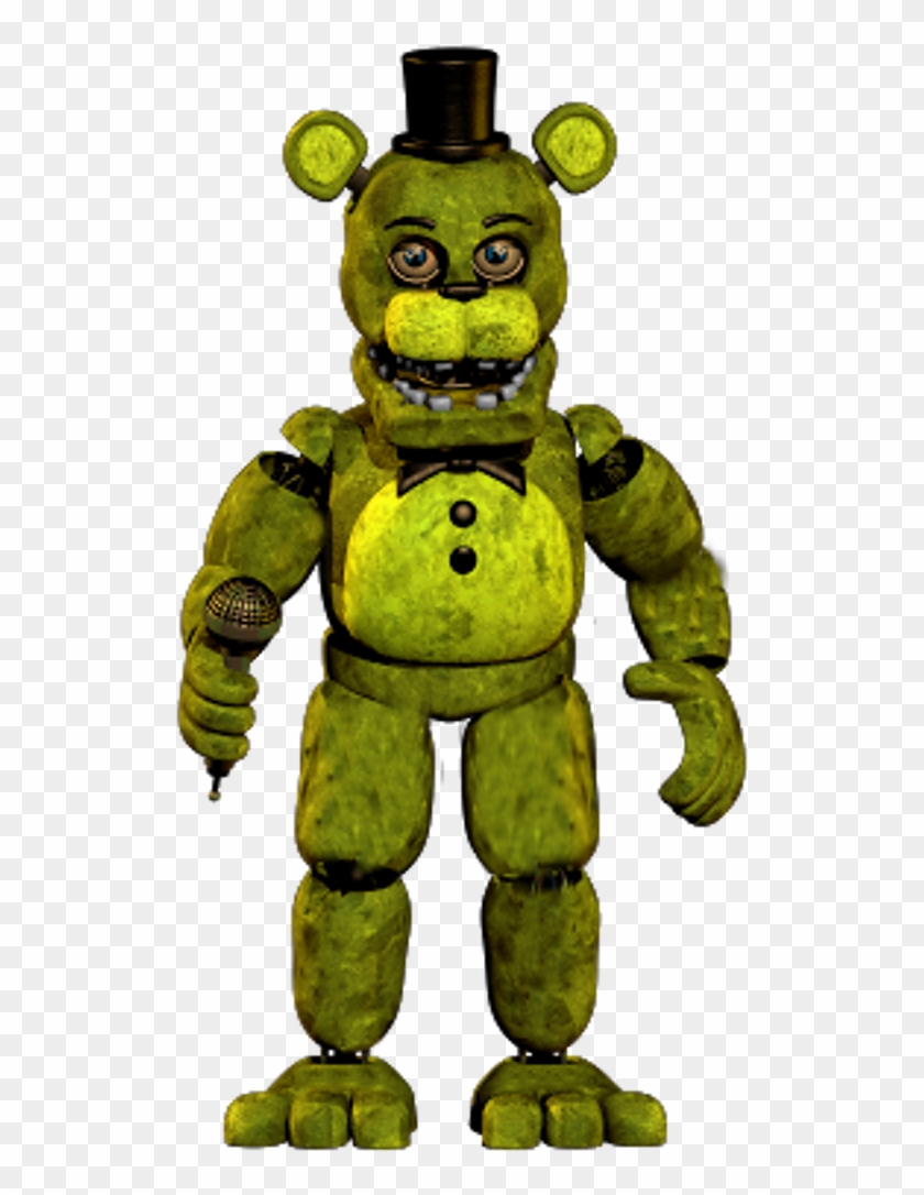 Fixed Withered Golden Freddy Fnaf Fnaf2 Clipart #867553