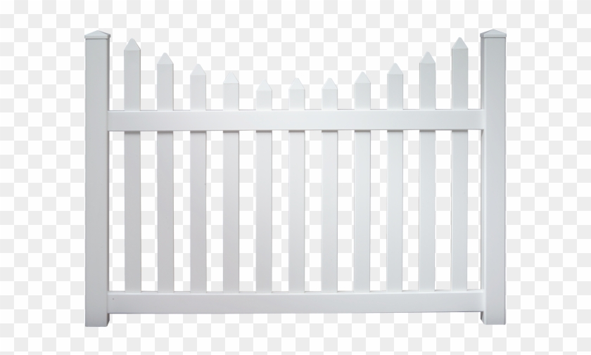 Vinyl Picket Fencing - Fence Clipart