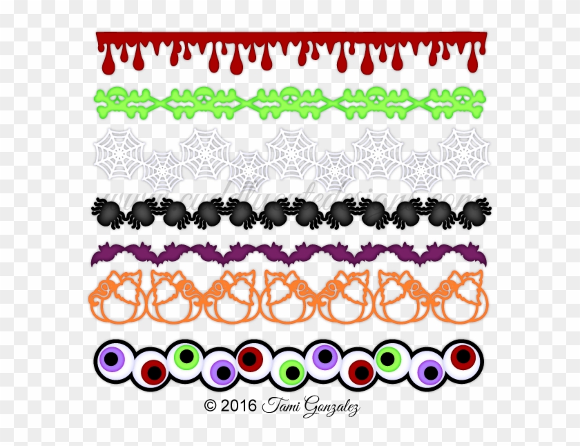 Halloween Borders Clip Art Free Library - Png Download