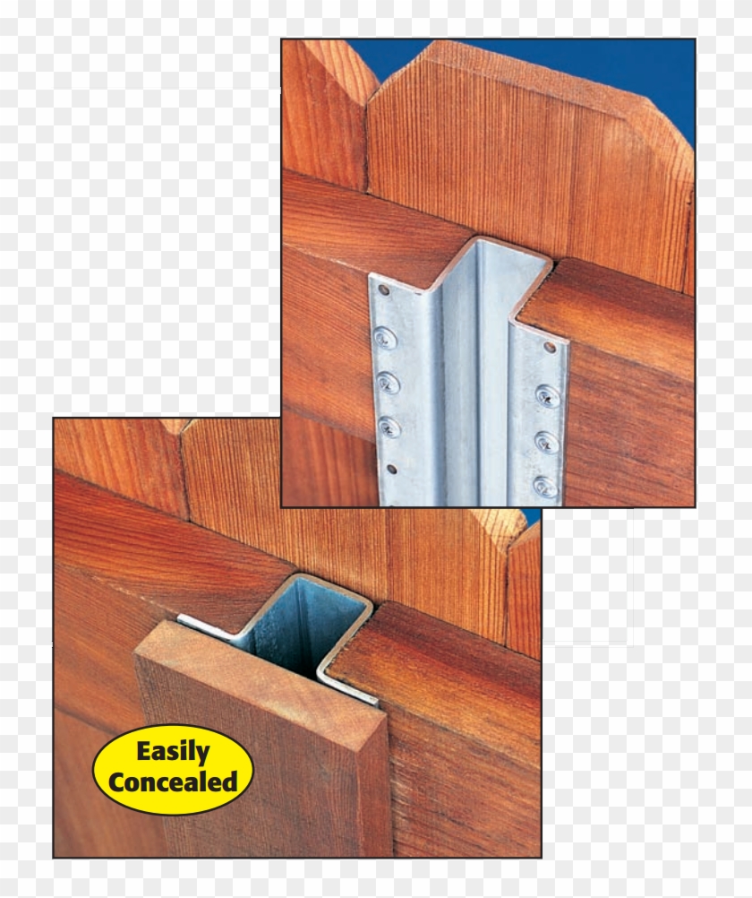 Wood Fences - Halco Postmaster Fence Post Clipart #867676