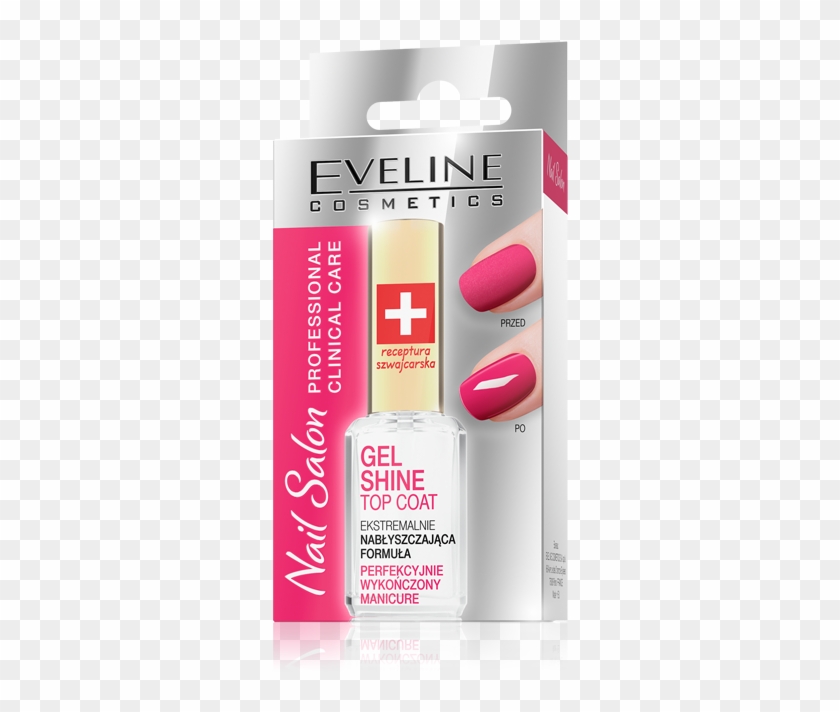 Nail Salon Professional Clinical Care Gel Shine Top - Top Coat Eveline Clipart #867699
