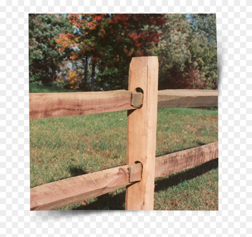 Split Rail Fence Nj - Simple Wood Fence Clipart #867767