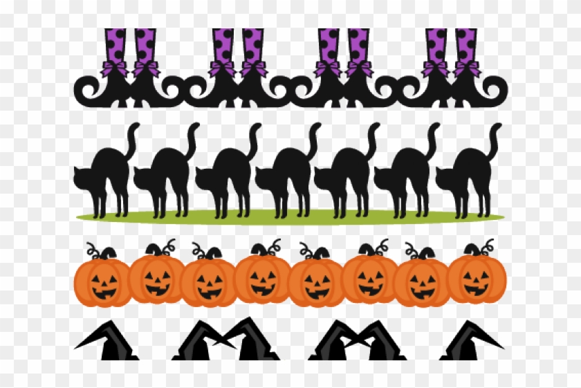 Halloween Clipart Clipart Border - Clip Art - Png Download #867774