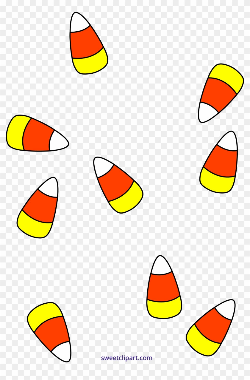 Graphic Download Holidays Halloween Set Sweet Clip - Halloween Candy Corn Clipart - Png Download
