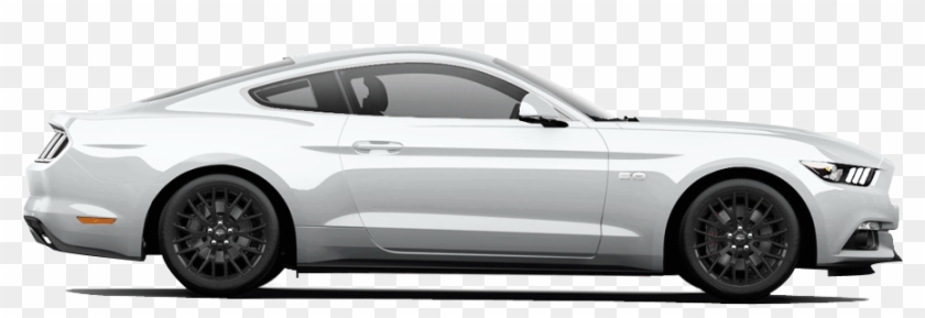 Available In Oxford White - Ford Mustang Side View Clipart