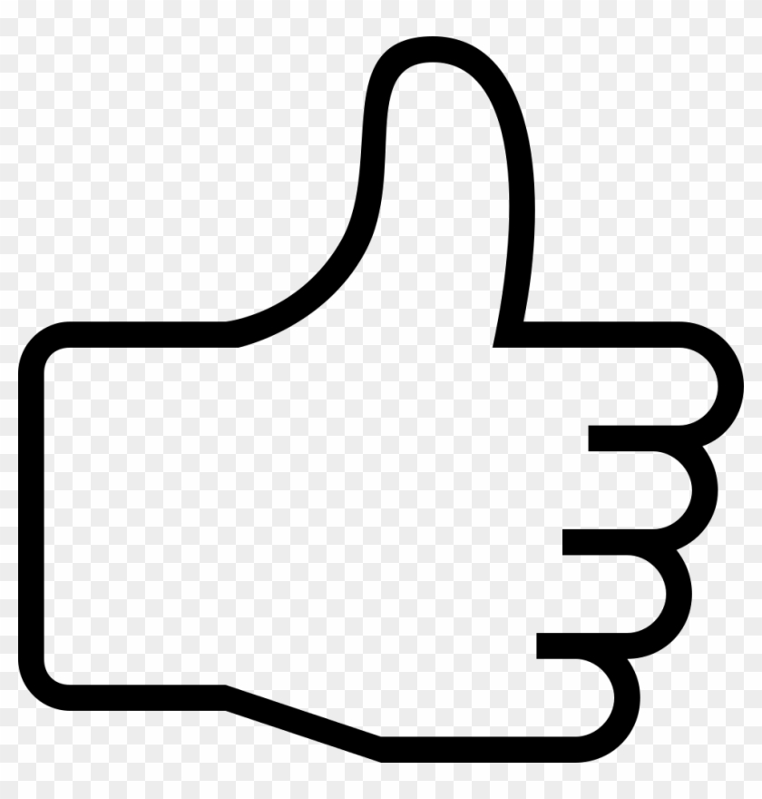 Youtube Thumbs Up Sign - Dedo Para Arriba Para Colorear Clipart #868280