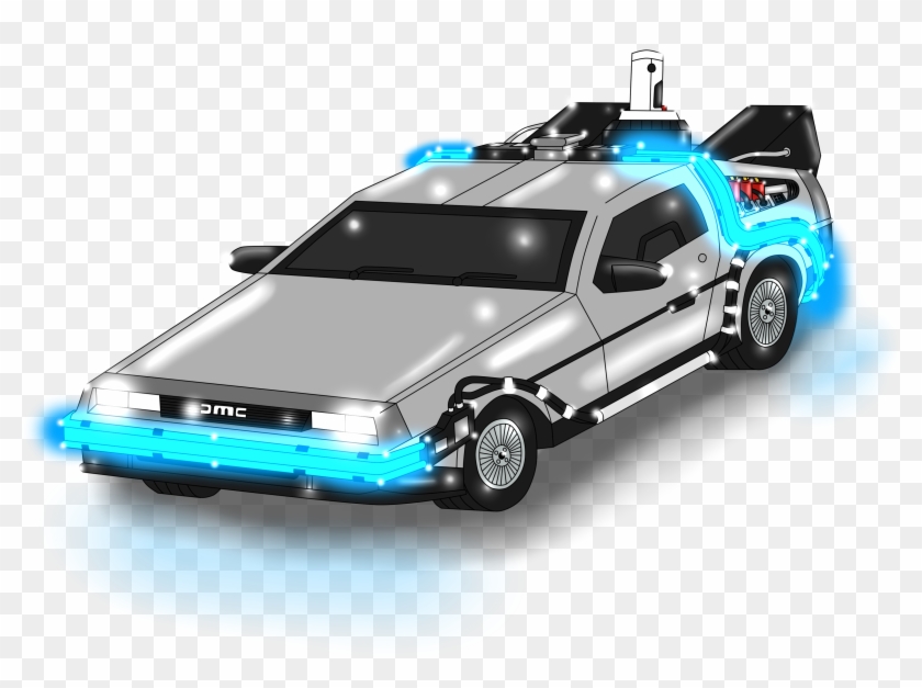 Delorean - Render - Delorean Car Png Files Clipart #868691