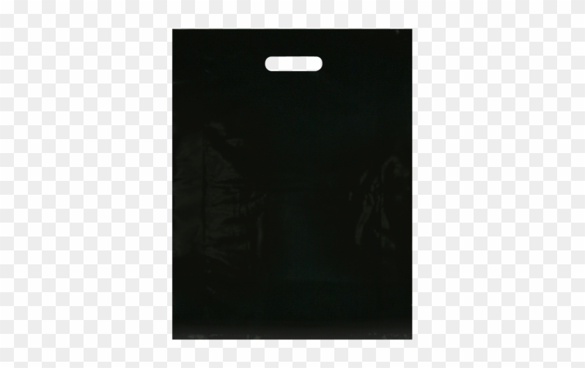 Large Black Plastic Bags With Die Cut Handles - Bag Clipart #868966