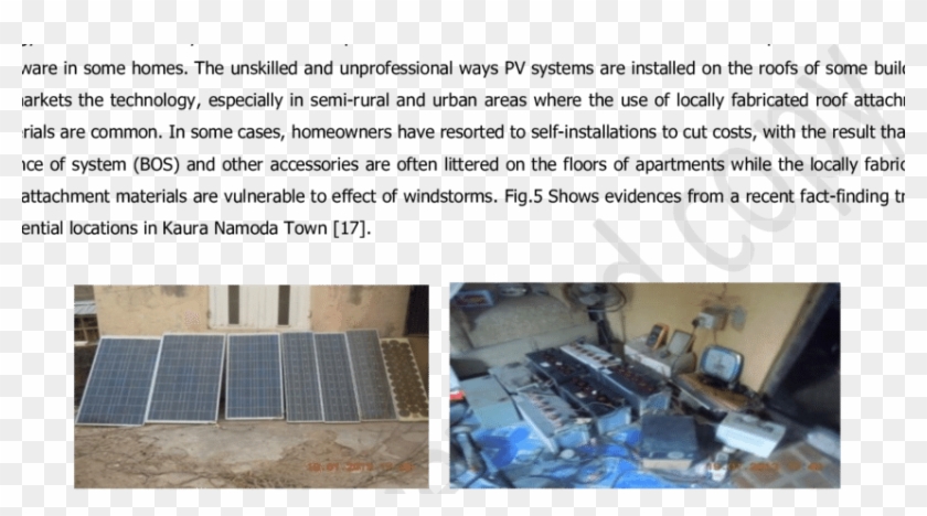 Example Of Pv Solar Panel And Balance Of System Equipment - Floor Clipart #869181