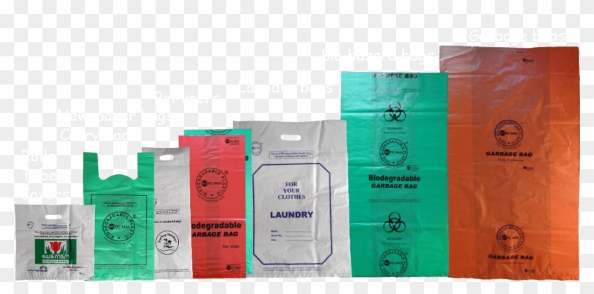 In Various Shapes, Sizes And Colours - Biodegradable Plastic Bags Manufacturer In India Clipart #869528