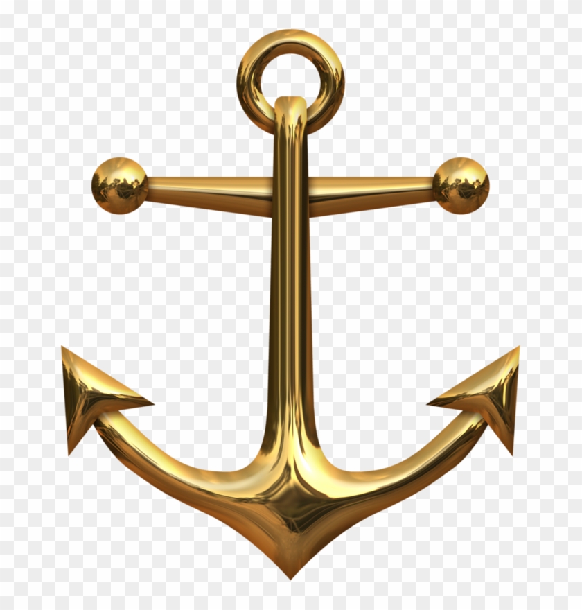 Фото, Автор Ladylony На Яндекс - Gold Anchor Clip Art - Png Download