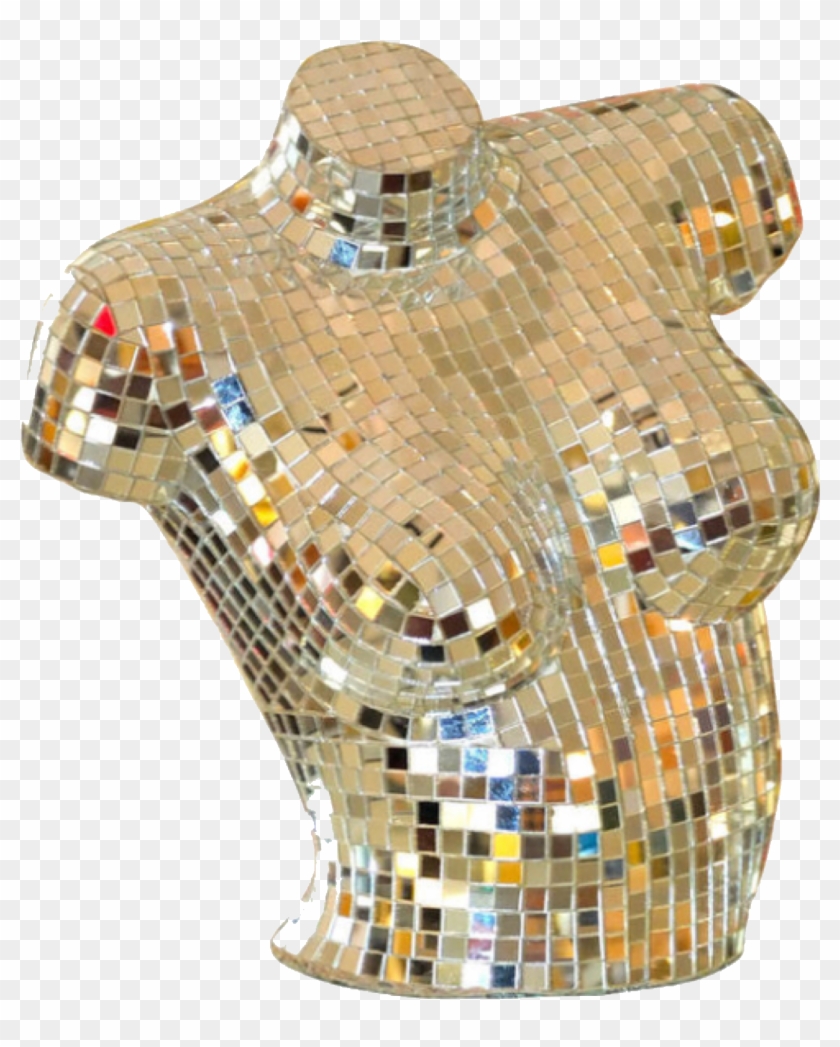 Gold Disco Sculpture Polyvore Moodboard Filler Clipart #870130