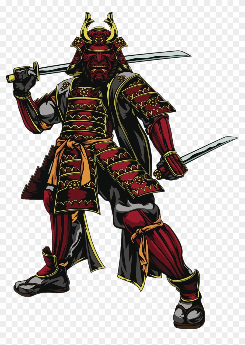 Download - Japanese Warriors Clipart