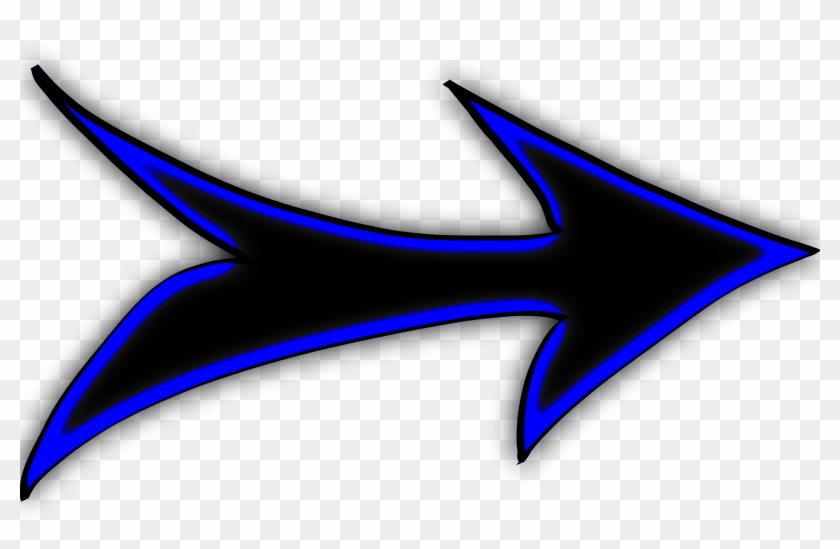 Medium Image - Blue Arrow Png Icon Clipart