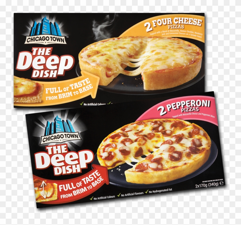 Chicago Town Deep Dish Pizza Range Clipart