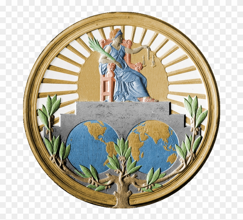 Seal Of The International Court Of Justice - International Court Of Justice Seal Clipart #870663