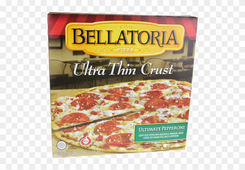 Bellatoria Ultra Thin Crust Ultimate Pepperoni Pizza - Bellatoria Pizza Clipart