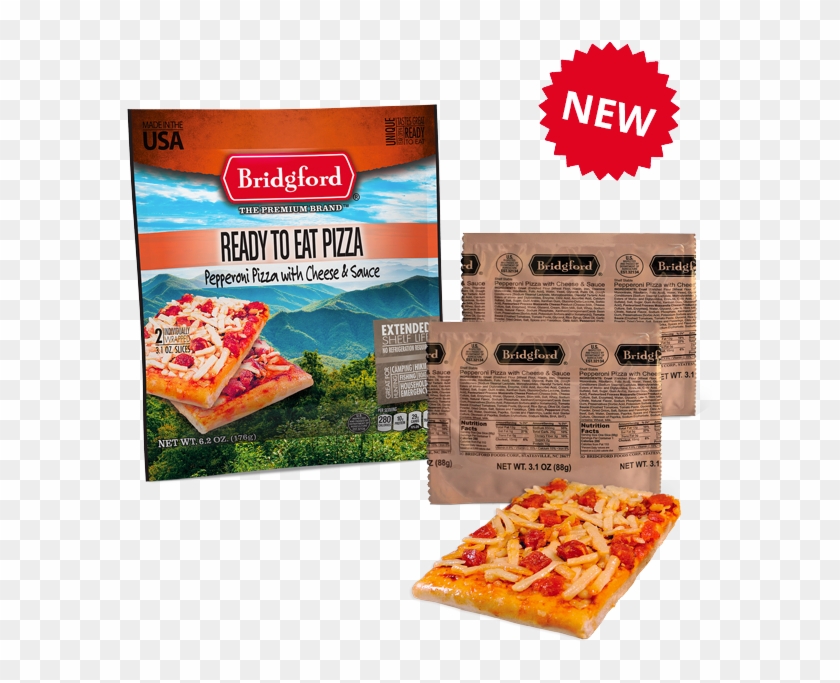 Pepperoni & Cheese Pizza - Pepperoni Pizza Slice Mre Clipart