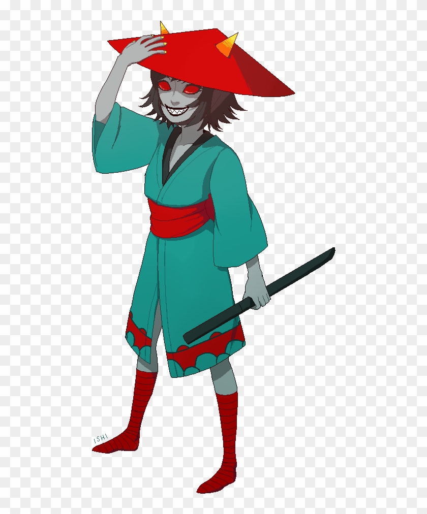 Homestuck Samurai - Terezi Cane Sword Clipart
