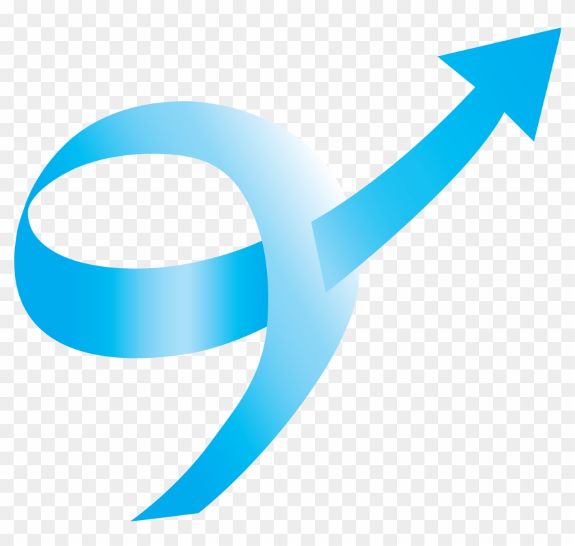 Blue Arrow Only Clipart #870854
