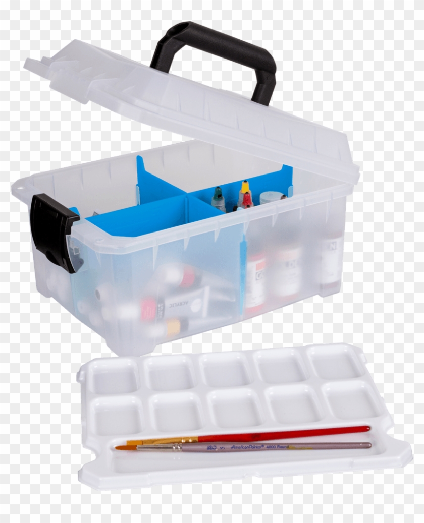 Graphic Library Download Sidekick Cube With Paint Pallet - Artbin Sidekick Cube With Paint Pallet Tray Clipart