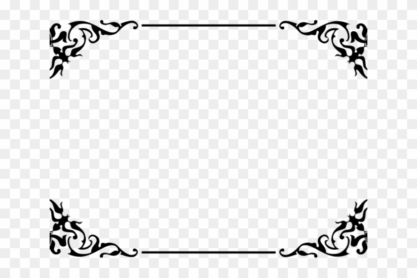 Decorative Border Clipart Fall - Wedding Card Png Clipart Transparent Png #871185
