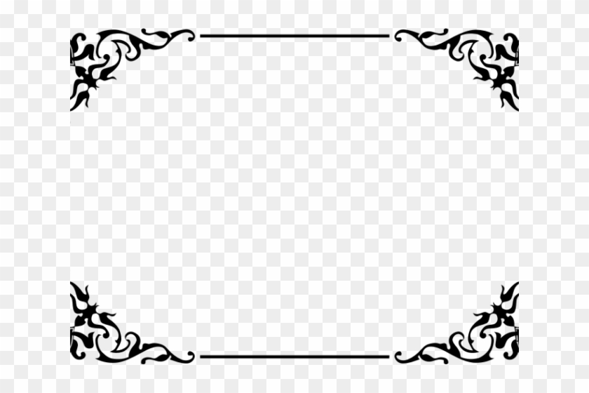 Decorative Border Clipart Fall - Wedding Card Png Clipart Transparent Png