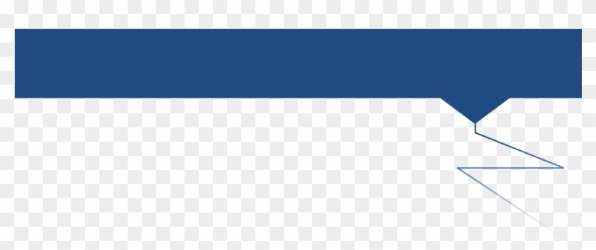 Blue Bar With Arrow And Squiggle - Slope Clipart #871243