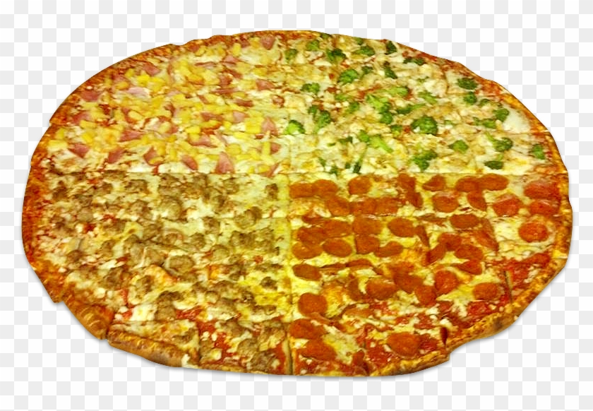 Large Pizza Portrait Of A Big Pizza - Papa Tinos Clipart #871244
