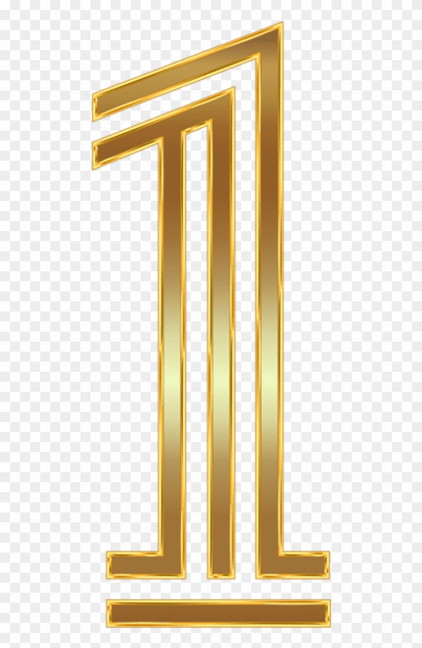 Free Png Download Number One Gold Clipart Png Photo - One Gold Png Transparent Png