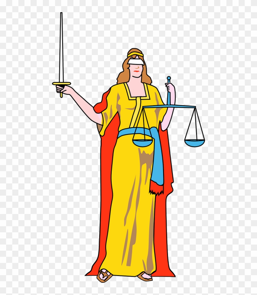 Download Lady Justice Court Computer Icons Drawing - Blind Lady Justice Png Clipart #871479