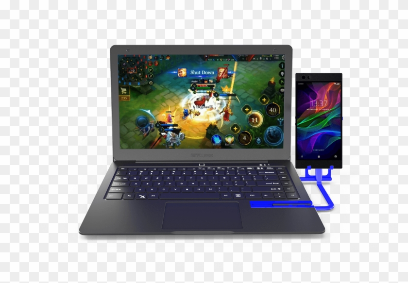 Razer Phone And Mirabook Laptop Dock - Mirabook Laptop Clipart #871760