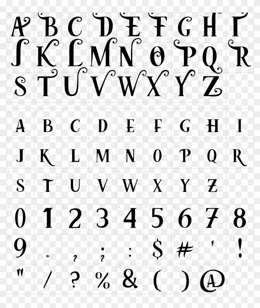 Mermaid Por Kustren Font - Fonte The Little Mermaid Clipart