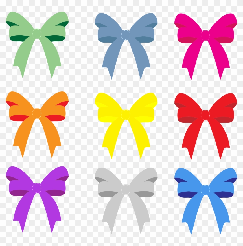 This Free Icons Png Design Of Colorful Bows And Ribbons Clipart