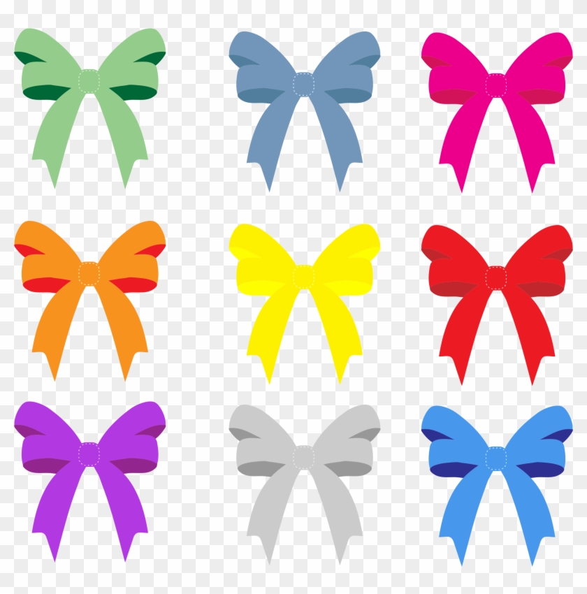 This Free Icons Png Design Of Colorful Bows And Ribbons Clipart #872154