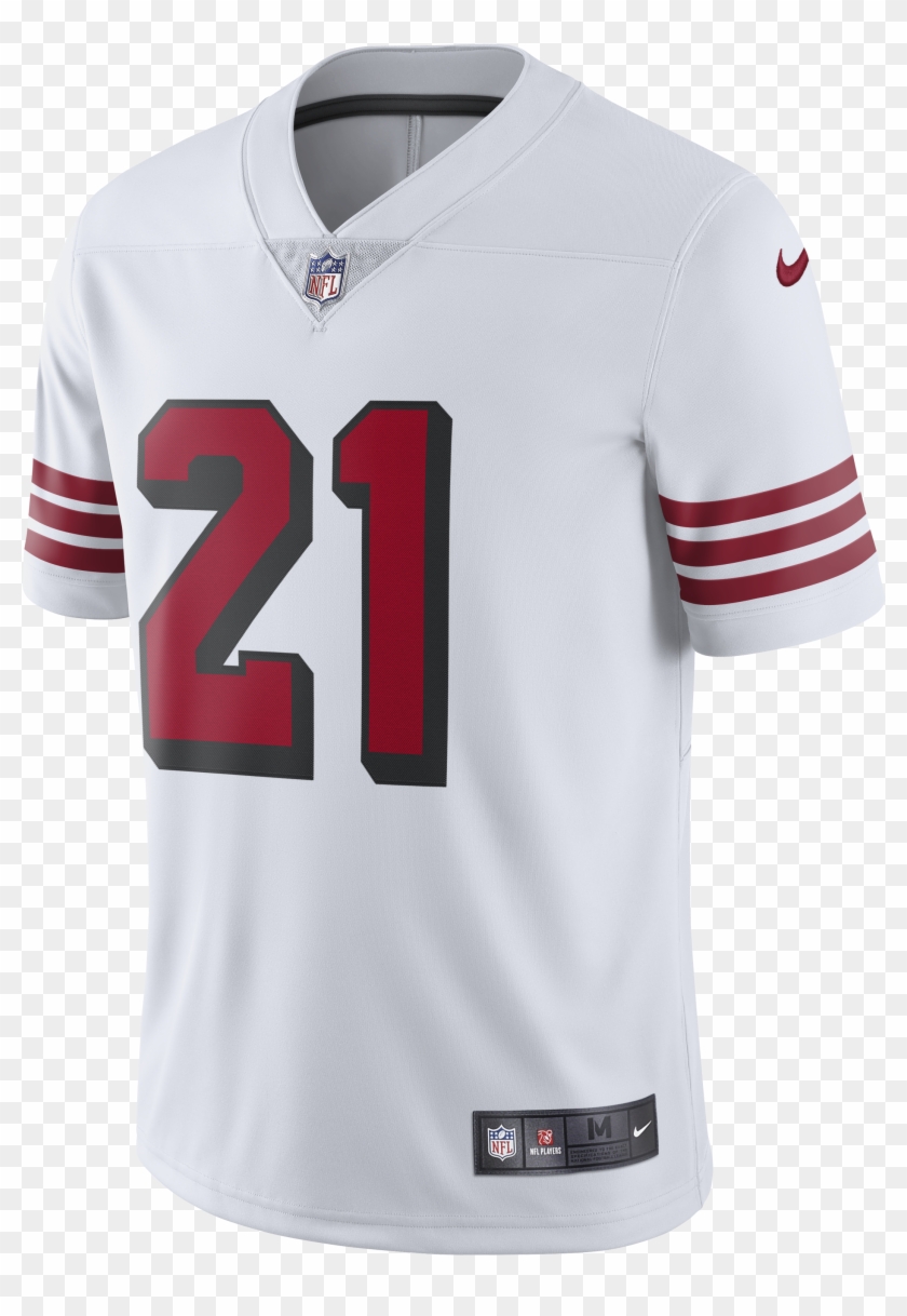Frank Gore/deion Sanders 49ers New Throwback Alternate - Sports Jersey Clipart #872155