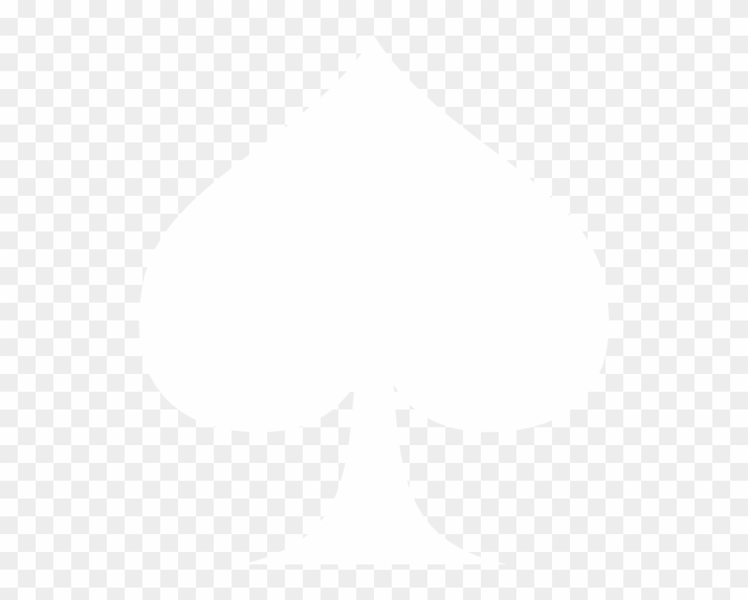 Spade Clip Art At Clker - White Ace Of Spades Png Transparent Png