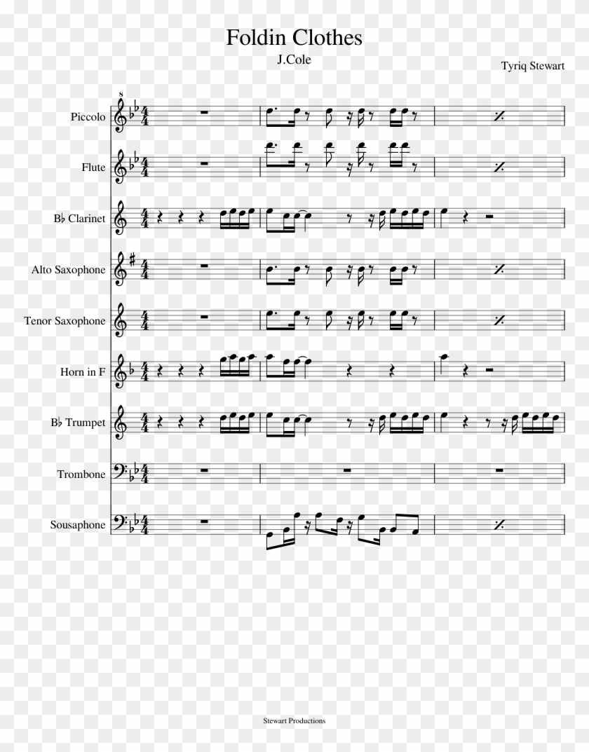 Foldin Clothes By J - Hey Mama Sunstroke Project Saxophone Music Clipart