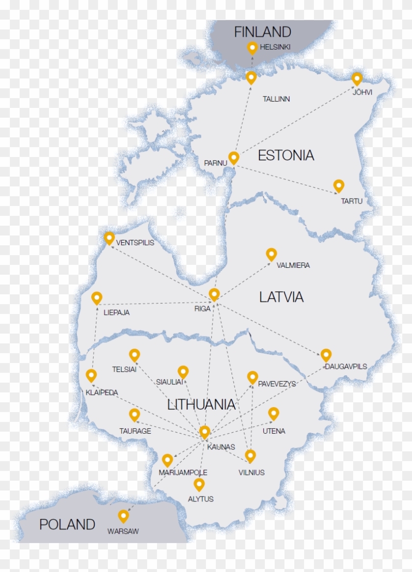 We Can Support Your Business In Delivering Your Products - Lithuania Latvia Estonia Kaliningrad Clipart