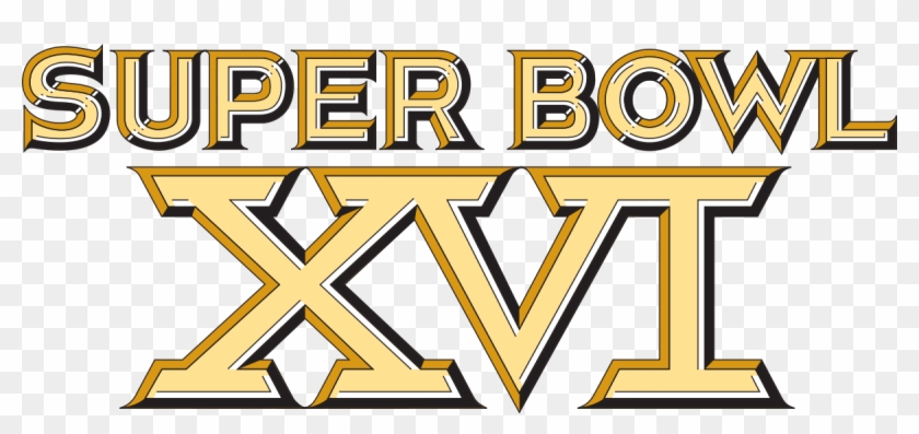 Super Bowl Xvi Logo Clipart #872417