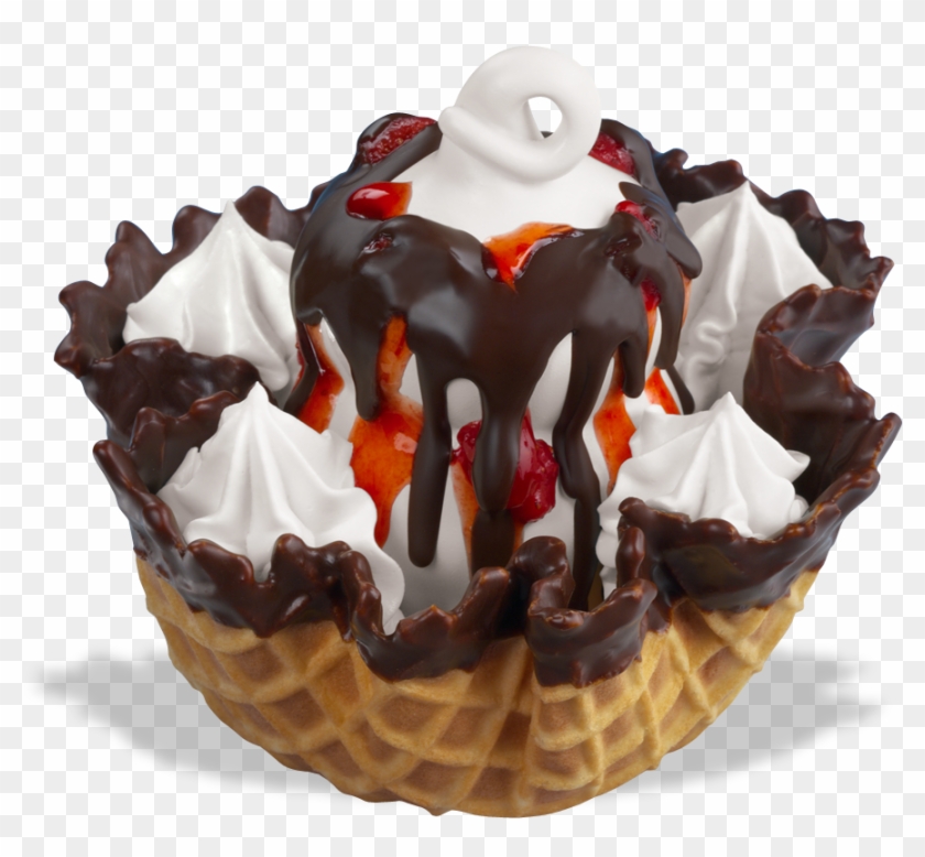 Peanut Buster® Parfait - Dairy Queen Waffle Bowl Clipart #872464