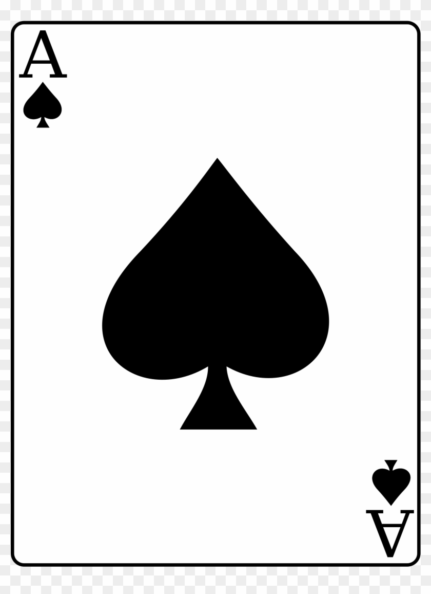Ace Of Spades Png Clipart #872822