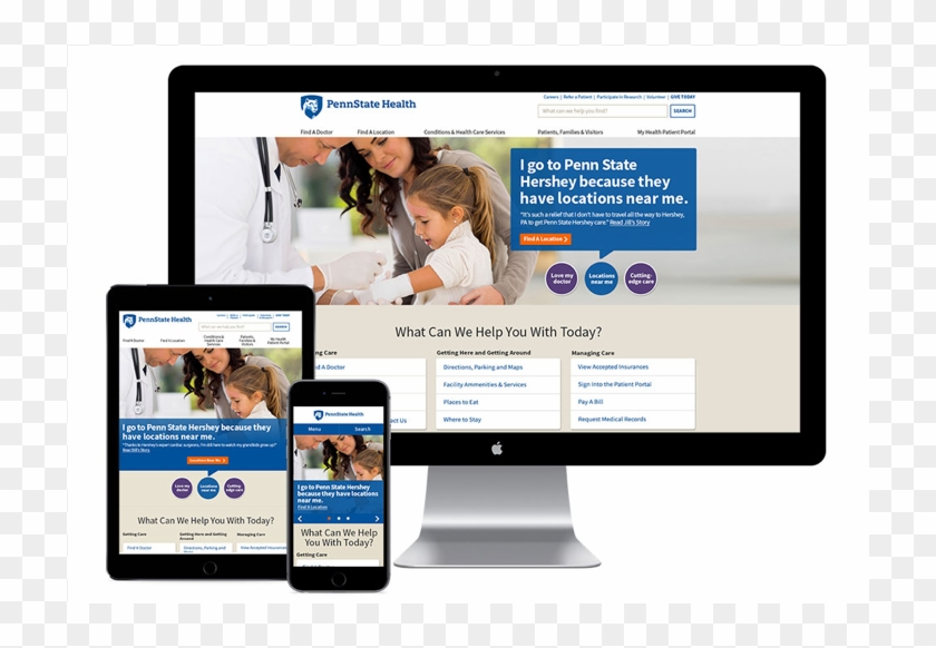 Penn State Health Is A Patient-centric Organization - Website Clipart #873103