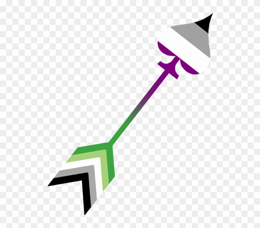 It's An Ace Of Spades Arrow - Asexuality Clipart #873505