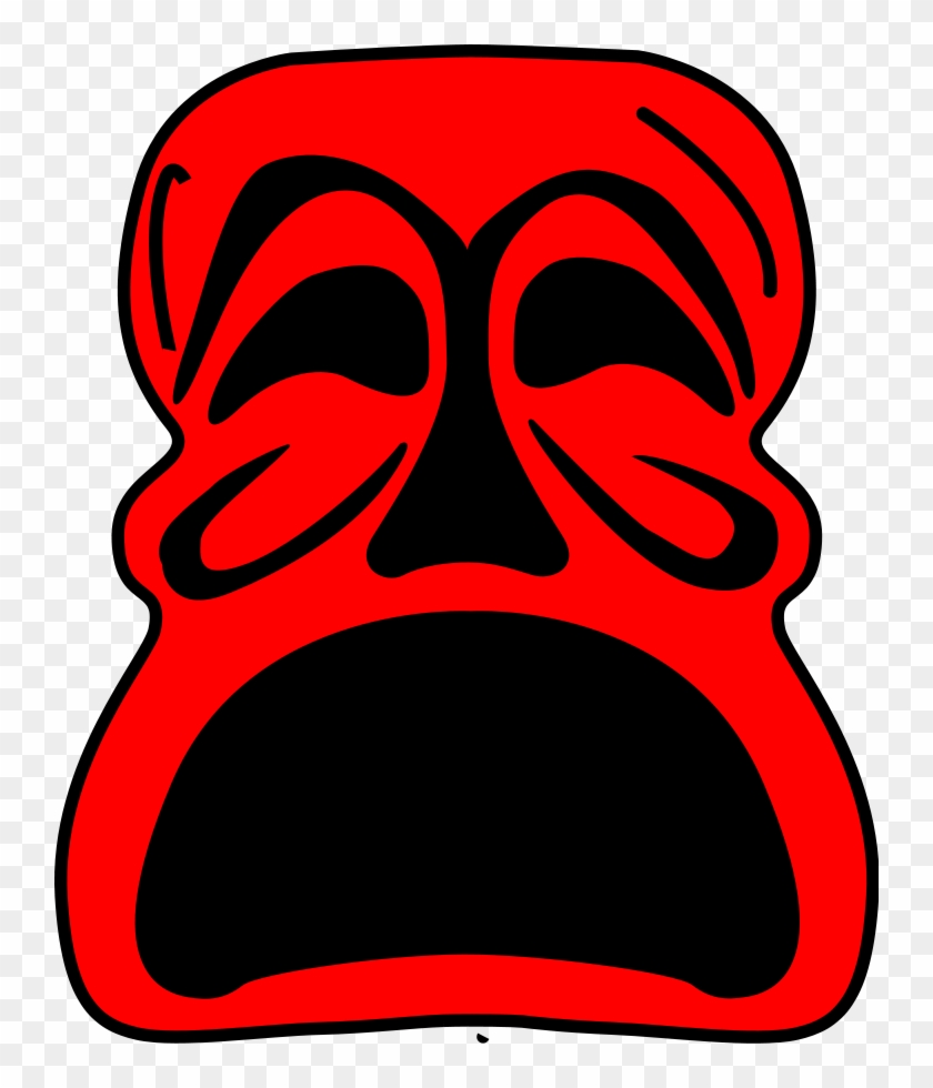 Gas Mask Clip Art - Sad Mask - Png Download
