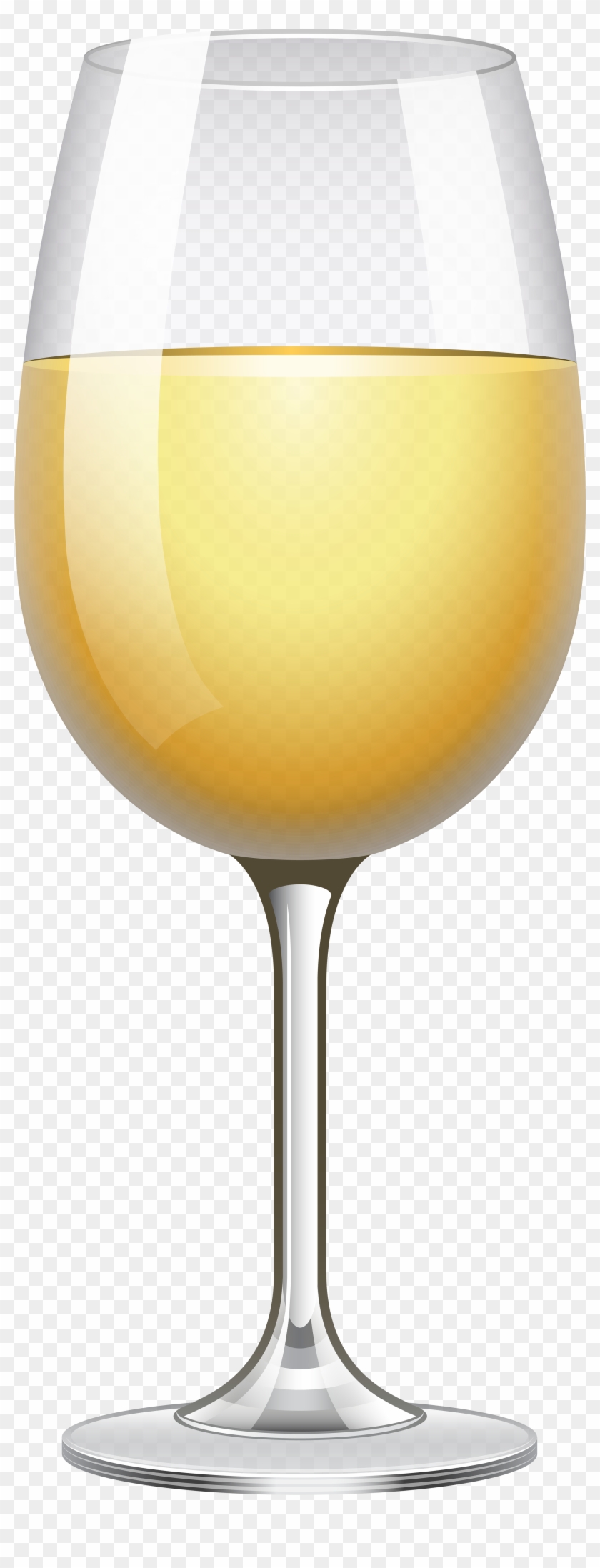 Free Transparent Wine Cliparts - White Wine Glass Clipart - Png Download