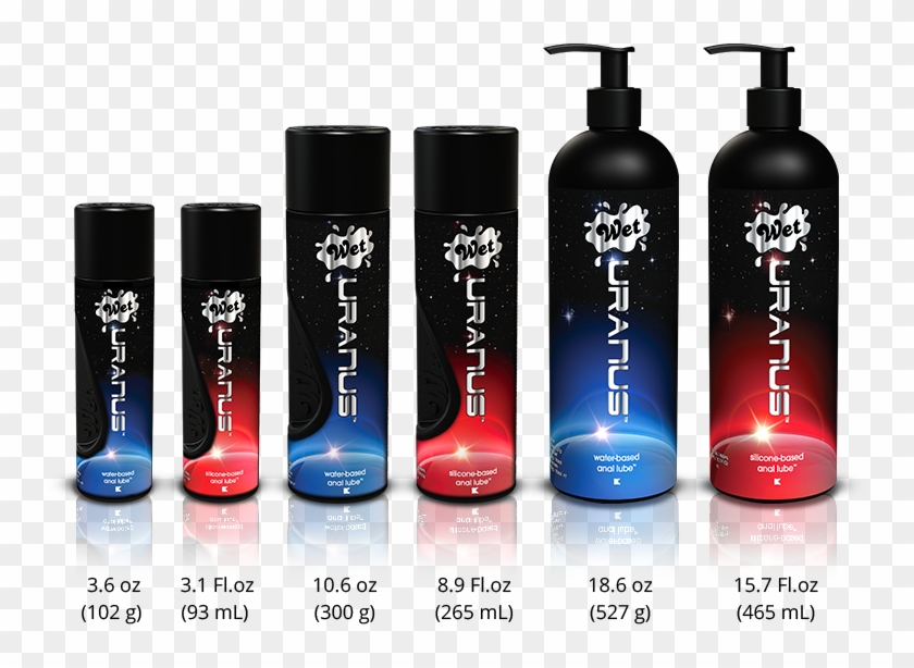 Wet Uranus Sizes - Cosmetics Clipart