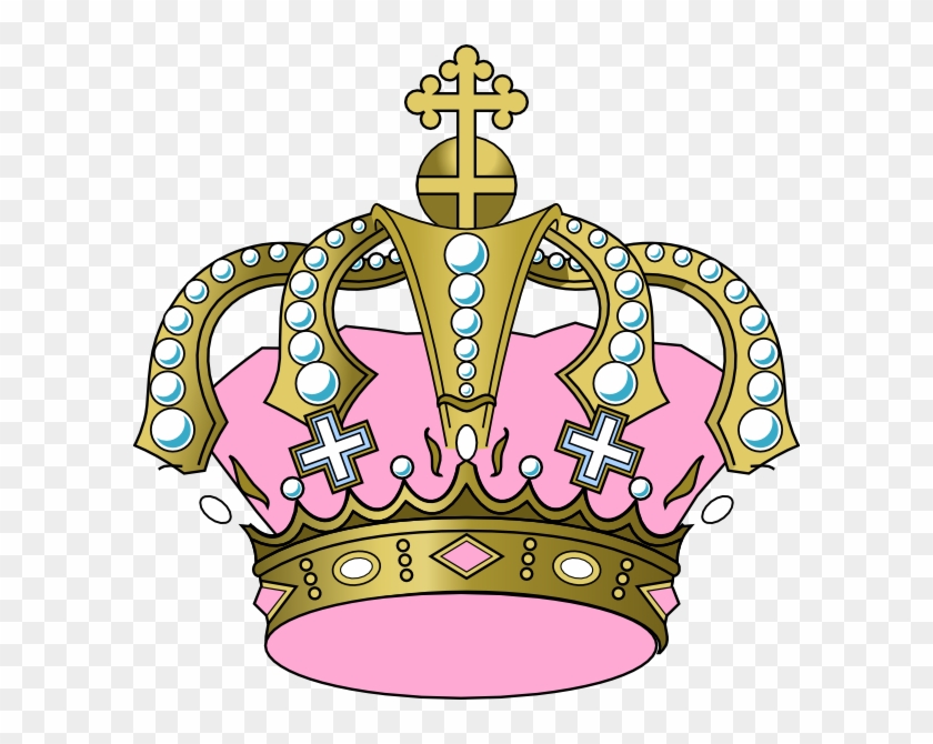 Pink Crown Clipart Clip Art At Clker - King Crown Png Image Hd Transparent Png #875844